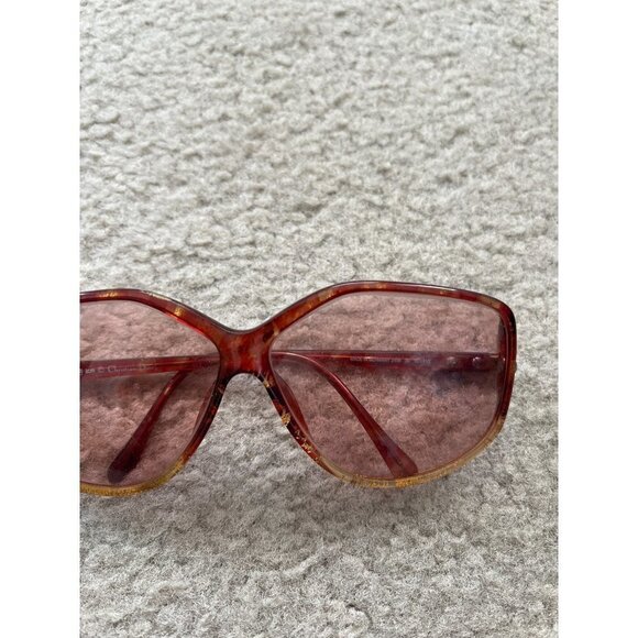 Vintage 80s retro Christian Dior Optyl oversized bronze red sunglasses 2498 62/1 - Picture 3 of 9